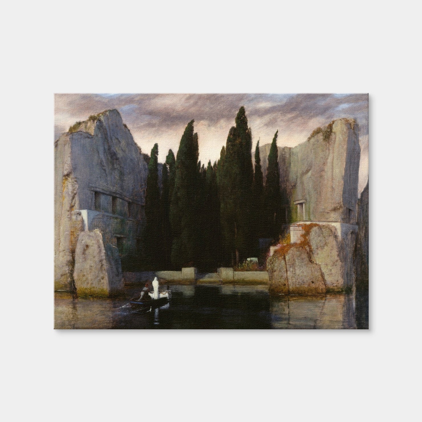 AUTO-MOCKUP WHITE | Die Toteninsel | 1 Piece | Gallery Wrap Canvas | group=4x3