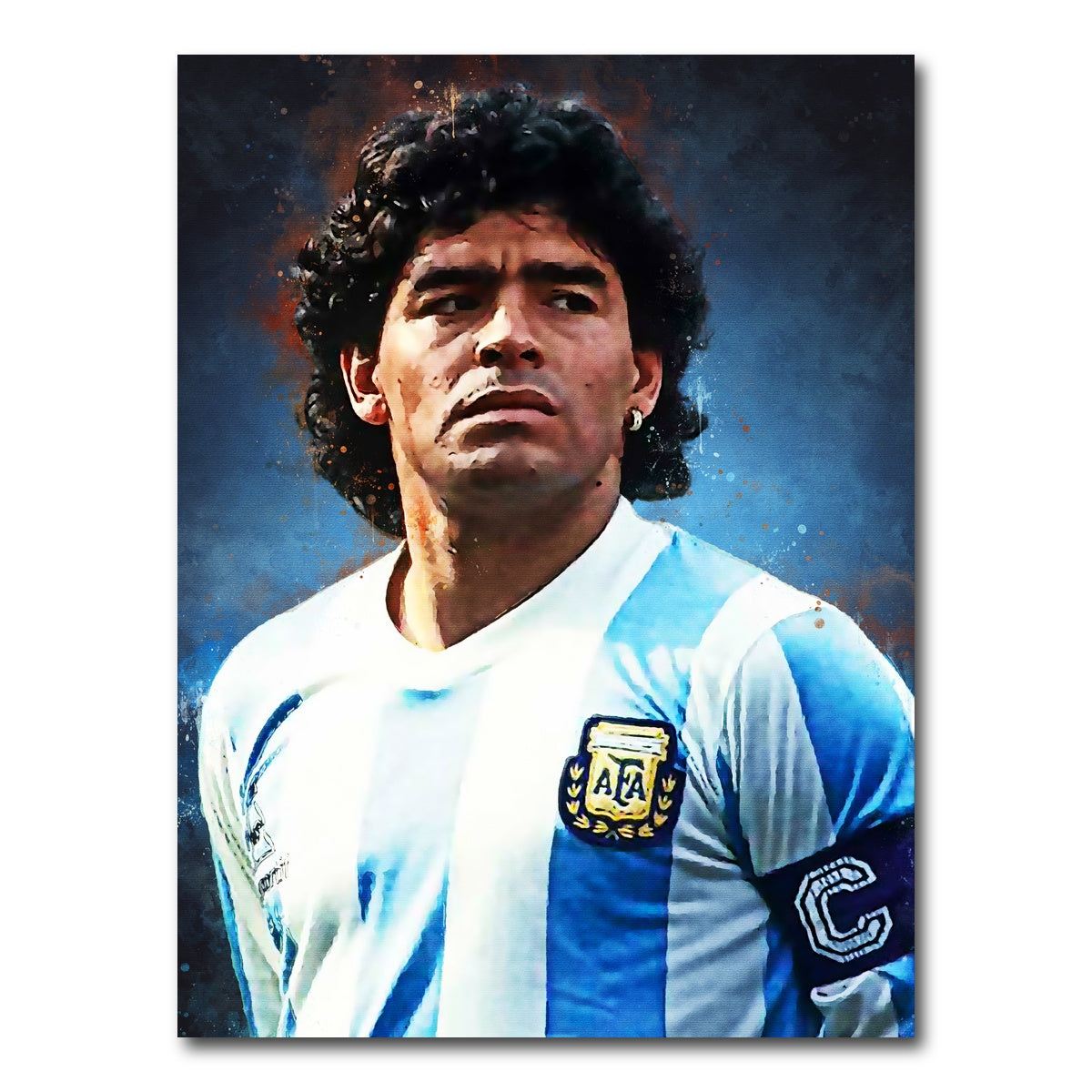AUTO-MOCKUP WHITE | Diego Maradona | 1 Piece | Gallery Wrap Canvas | group=3x4