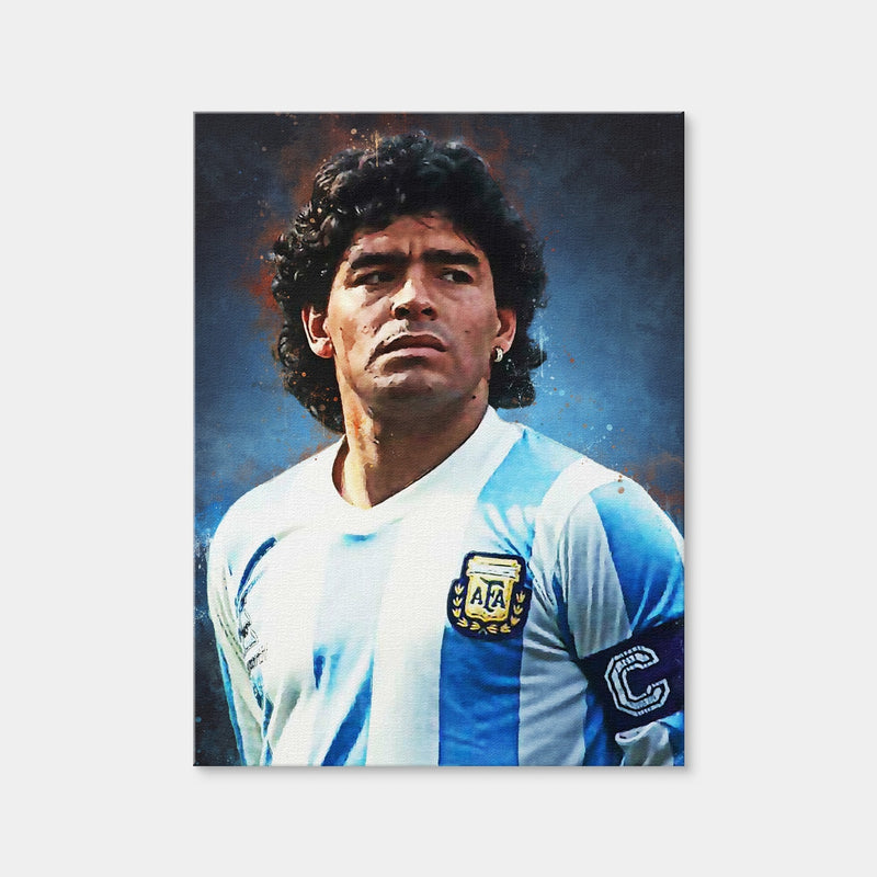 AUTO-MOCKUP WHITE | Diego Maradona | 1 Piece | Gallery Wrap Canvas | group=3x4