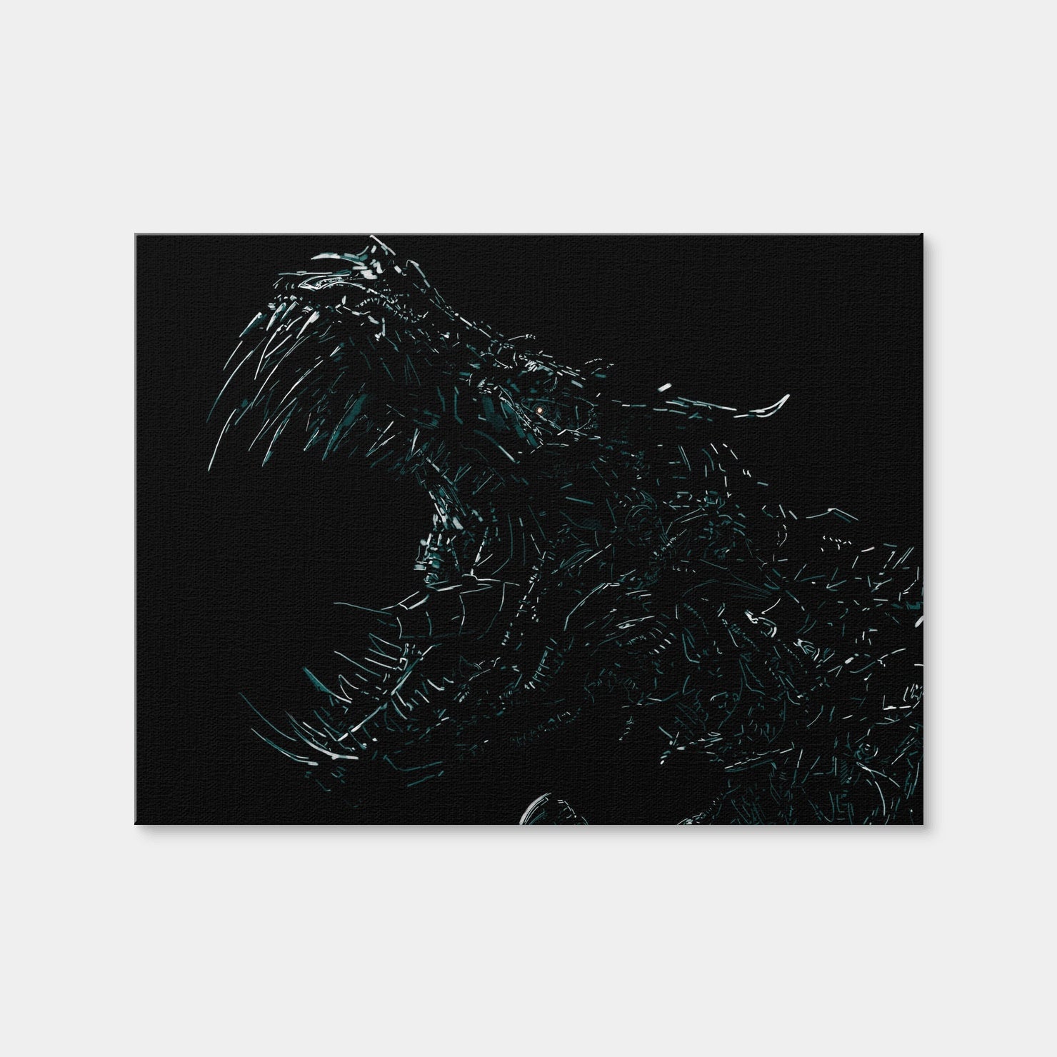 AUTO-MOCKUP WHITE | Dino | 1 Piece | Gallery Wrap Canvas | group=4x3