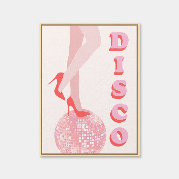 Disco Wall Art — Framed Canvas Format preview