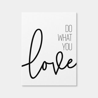 AUTO-MOCKUP WHITE | Do What You Love | 1 Piece | Gallery Wrap Canvas | group=3x4