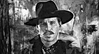 Doc Holliday Grayscale Wall Art