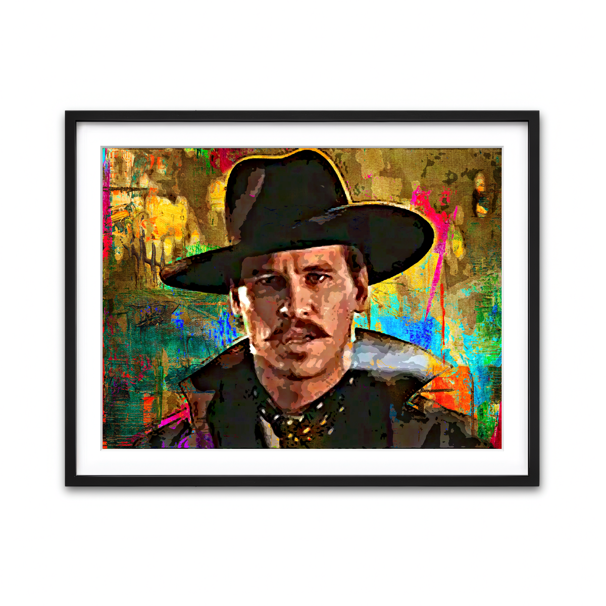 Framed Print 4x3 Black