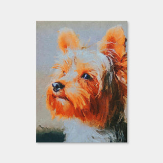 AUTO-MOCKUP WHITE | Dog 3 Painting | 1 Piece | Gallery Wrap Canvas | group=3x4
