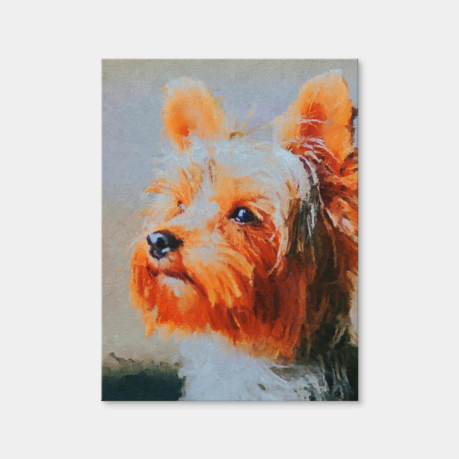 AUTO-MOCKUP WHITE | Dog 3 Painting | 1 Piece | Gallery Wrap Canvas | group=3x4