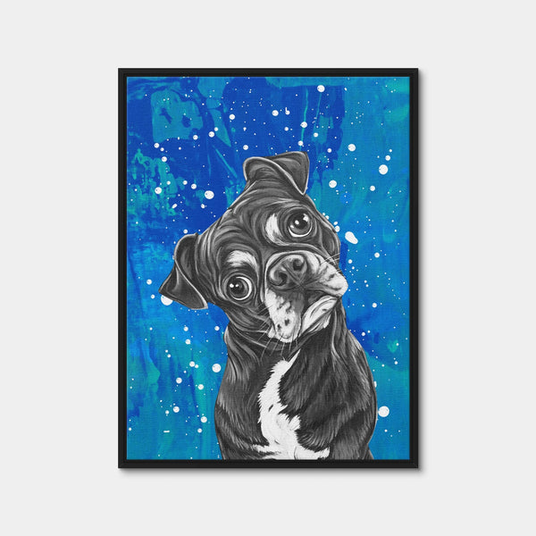 Dog Canvas Art Wall Art — Framed Canvas Format preview