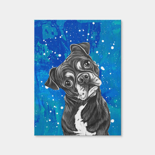 AUTO-MOCKUP WHITE | Dog Canvas Art | 1 Piece | Gallery Wrap Canvas | group=3x4