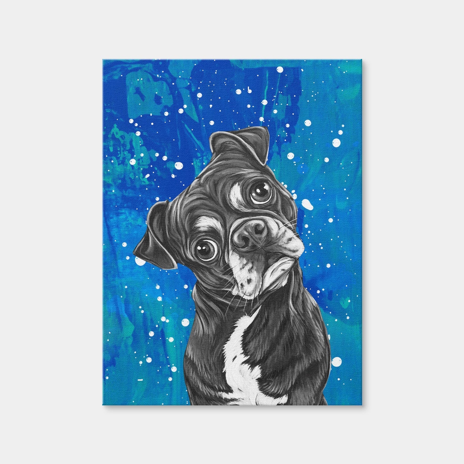 AUTO-MOCKUP WHITE | Dog Canvas Art | 1 Piece | Gallery Wrap Canvas | group=3x4