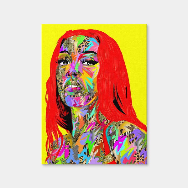 Doj Cat Wall Art — Canvas Wrap Format preview