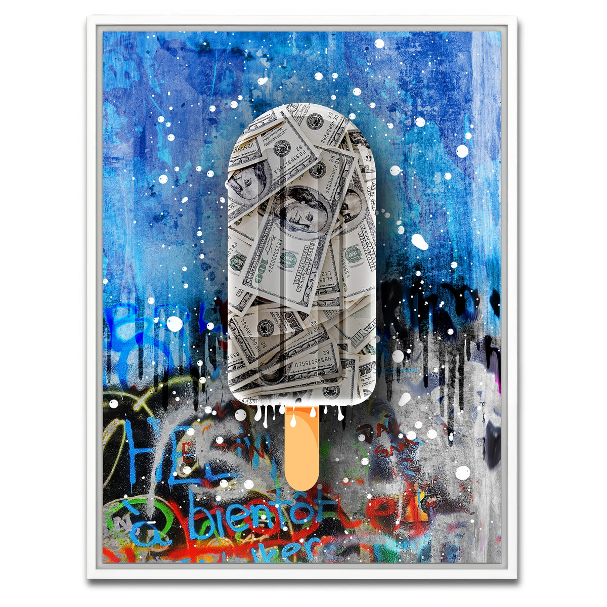 AUTO-MOCKUP WHITE | Dollar candy | 1 Piece | White Framed Canvas | group=3x4