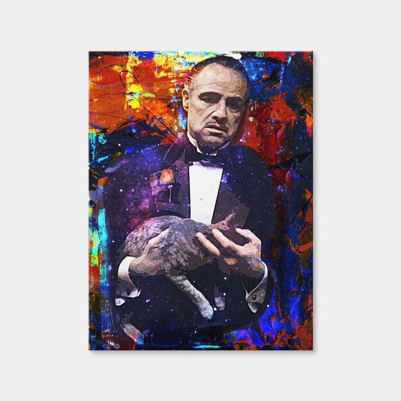 AUTO-MOCKUP WHITE | Don Corleone | 1 Piece | Gallery Wrap Canvas | group=3x4