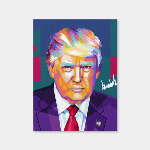 Donald Trump Wall Art — Canvas Wrap Format preview