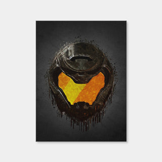 AUTO-MOCKUP WHITE | Doom Portrait | 1 Piece | Gallery Wrap Canvas | group=3x4