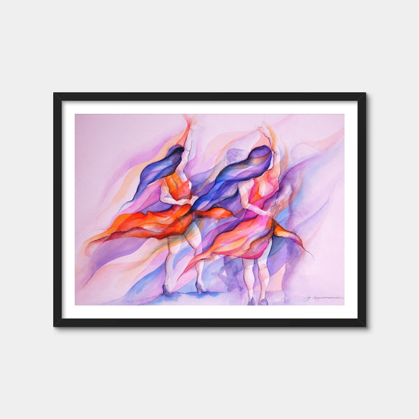 Double Delight Wall Art — Framed Print Format preview