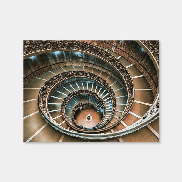 Double Spiral Wall Art — Canvas Wrap Format preview