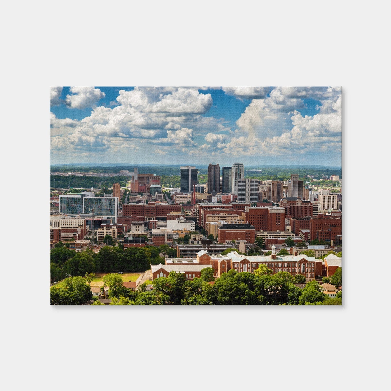 AUTO-MOCKUP WHITE | Downtown Birmingham | 1 Piece | Gallery Wrap Canvas | group=4x3