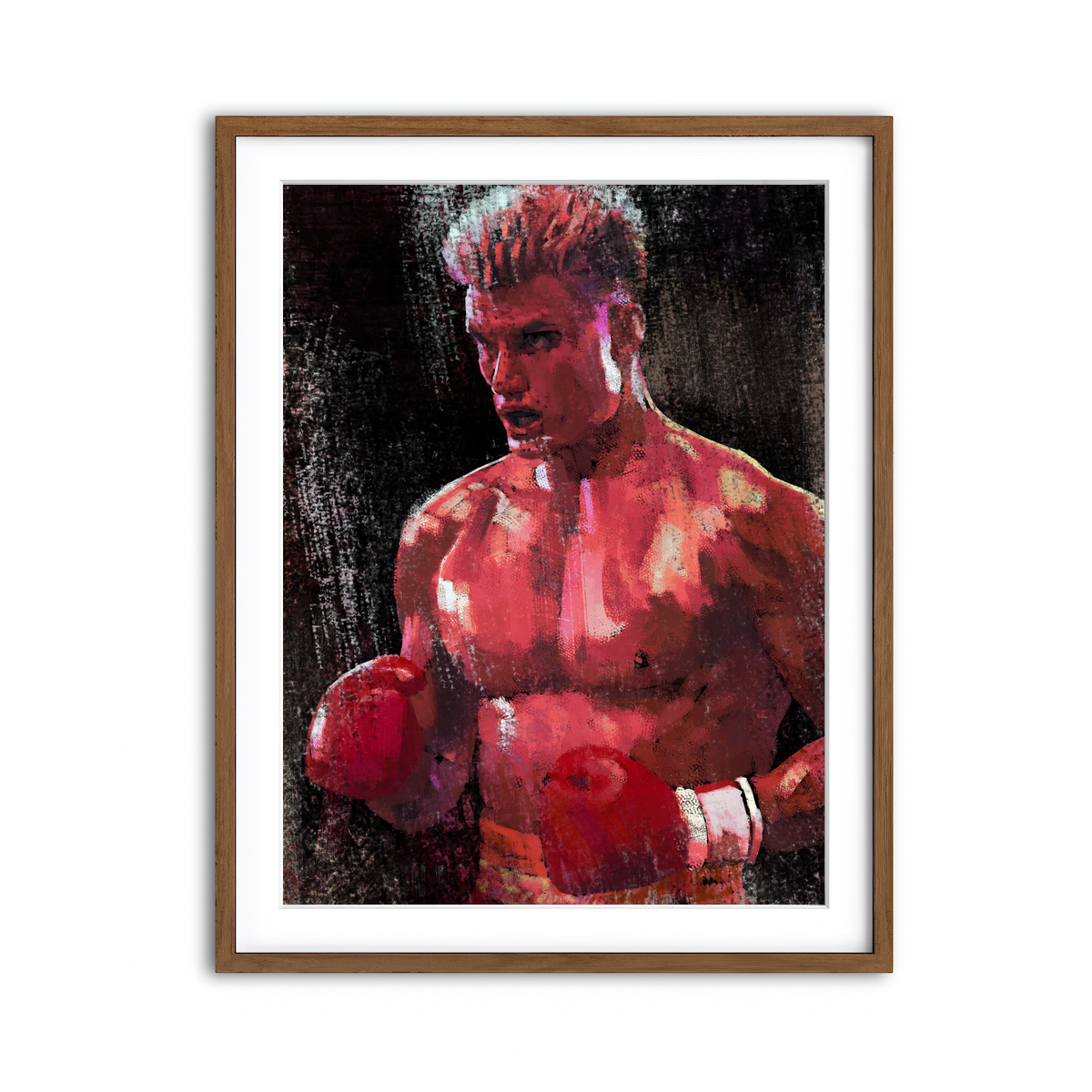 Framed Print 3x4 Walnut