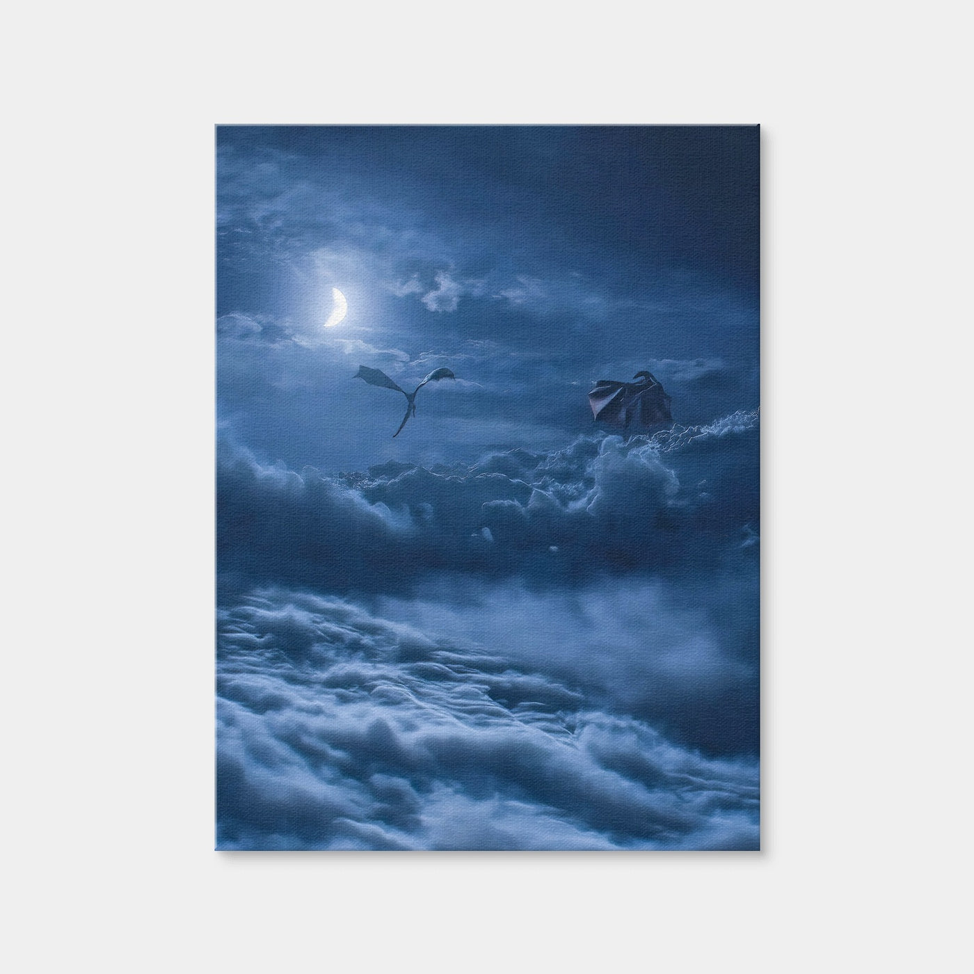 AUTO-MOCKUP WHITE | Dragons | 1 Piece | Gallery Wrap | group=3x4
