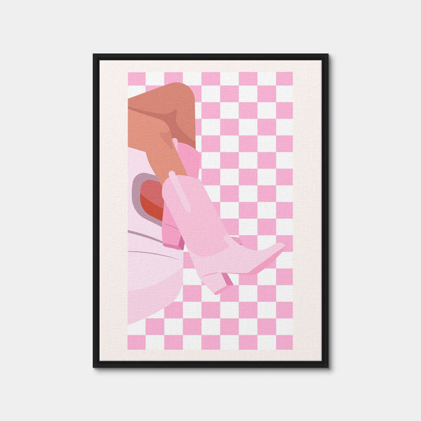 Dress To Impress Wall Art — Framed Canvas Format preview