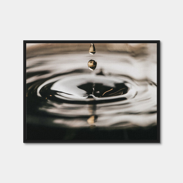 Drop Wall Art — Framed Canvas Format preview
