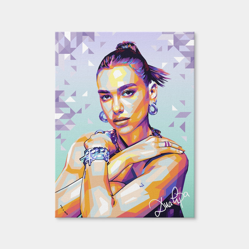 AUTO-MOCKUP WHITE | Dua Lipa | 1 Piece | Gallery Wrap Canvas | group=3x4