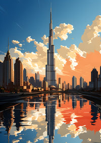 Dubai - Burj Khalifa Wall Art