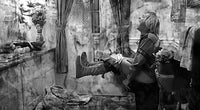 Dumb & Dumber Bathroom Decor Grayscale Wall Art