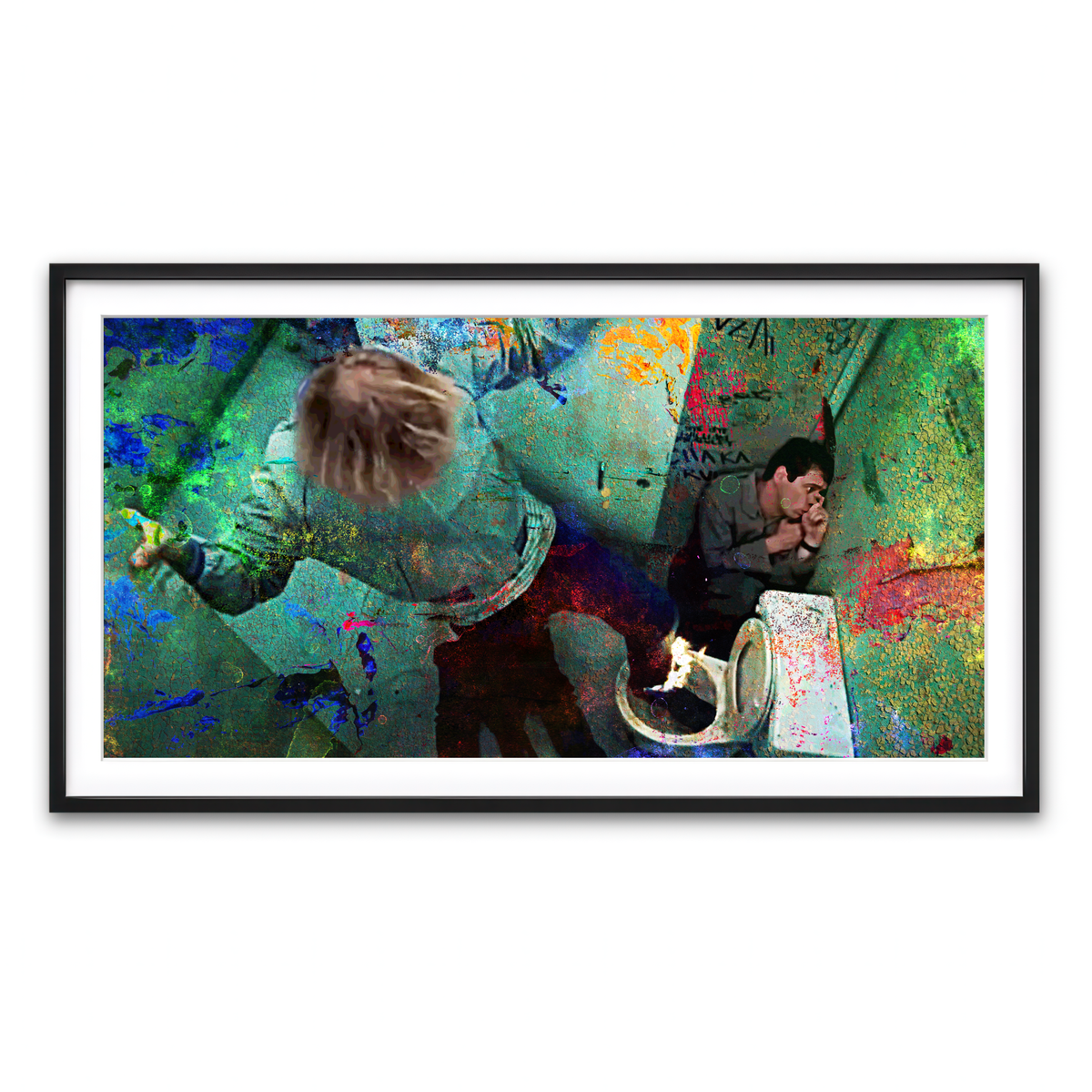 Framed Print 2x1 Black