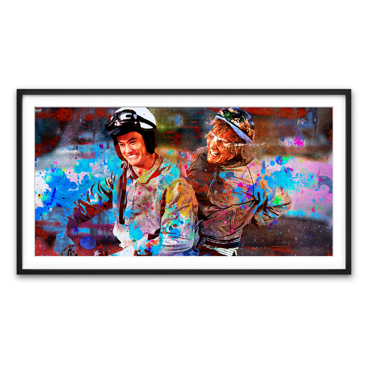 Framed Print 2x1 Black