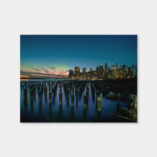Dumbo Pier Wall Art — Canvas Wrap Format preview