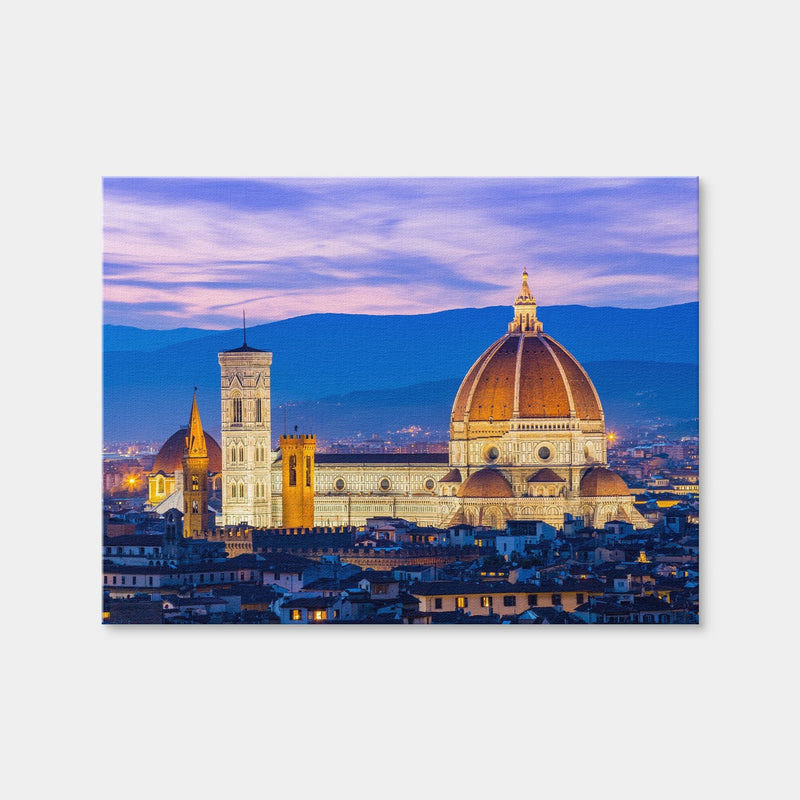 AUTO-MOCKUP WHITE | Duomo of Florence | 1 Piece | Gallery Wrap Canvas | group=4x3
