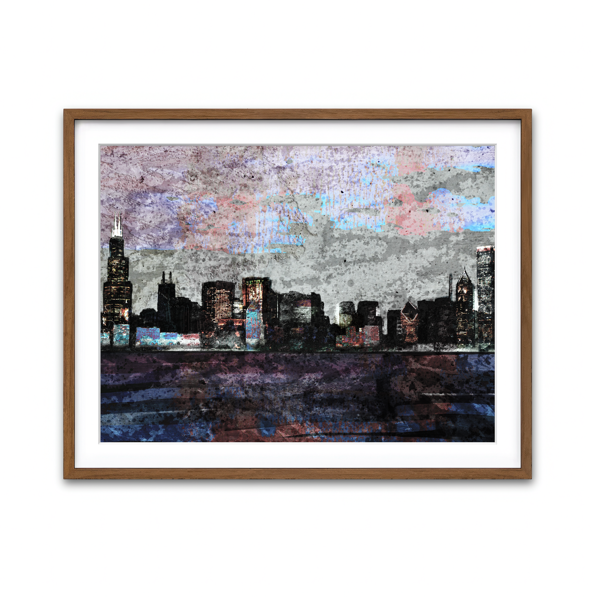 Framed Print 4x3 Walnut