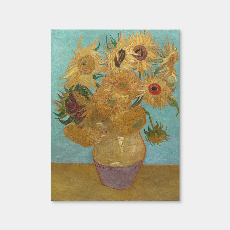 AUTO-MOCKUP WHITE | Dutch Sunflowers | 1 Piece | Gallery Wrap Canvas | group=3x4