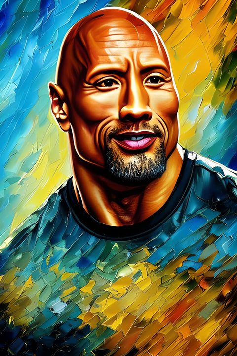 Dwayne Johnson Wall Art