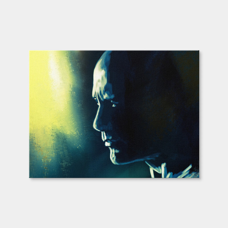 AUTO-MOCKUP WHITE | Dwayne 'The Rock' Johnson | 1 Piece | Gallery Wrap Canvas | group=4x3