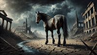 Dystopian Quarter Horse Wall Art