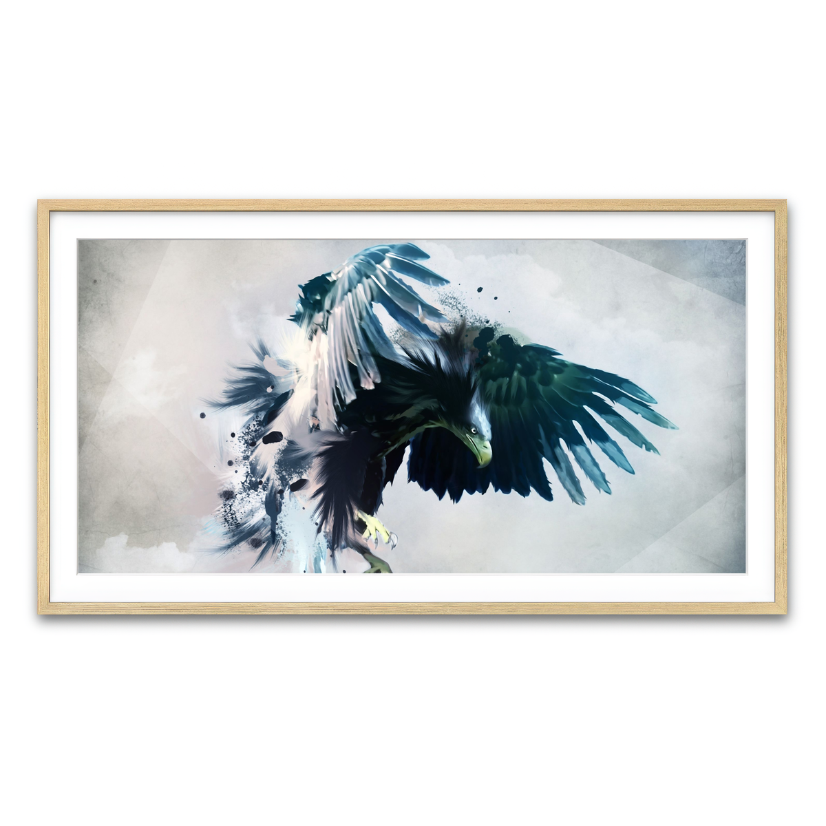 Framed Print 2x1 Natural