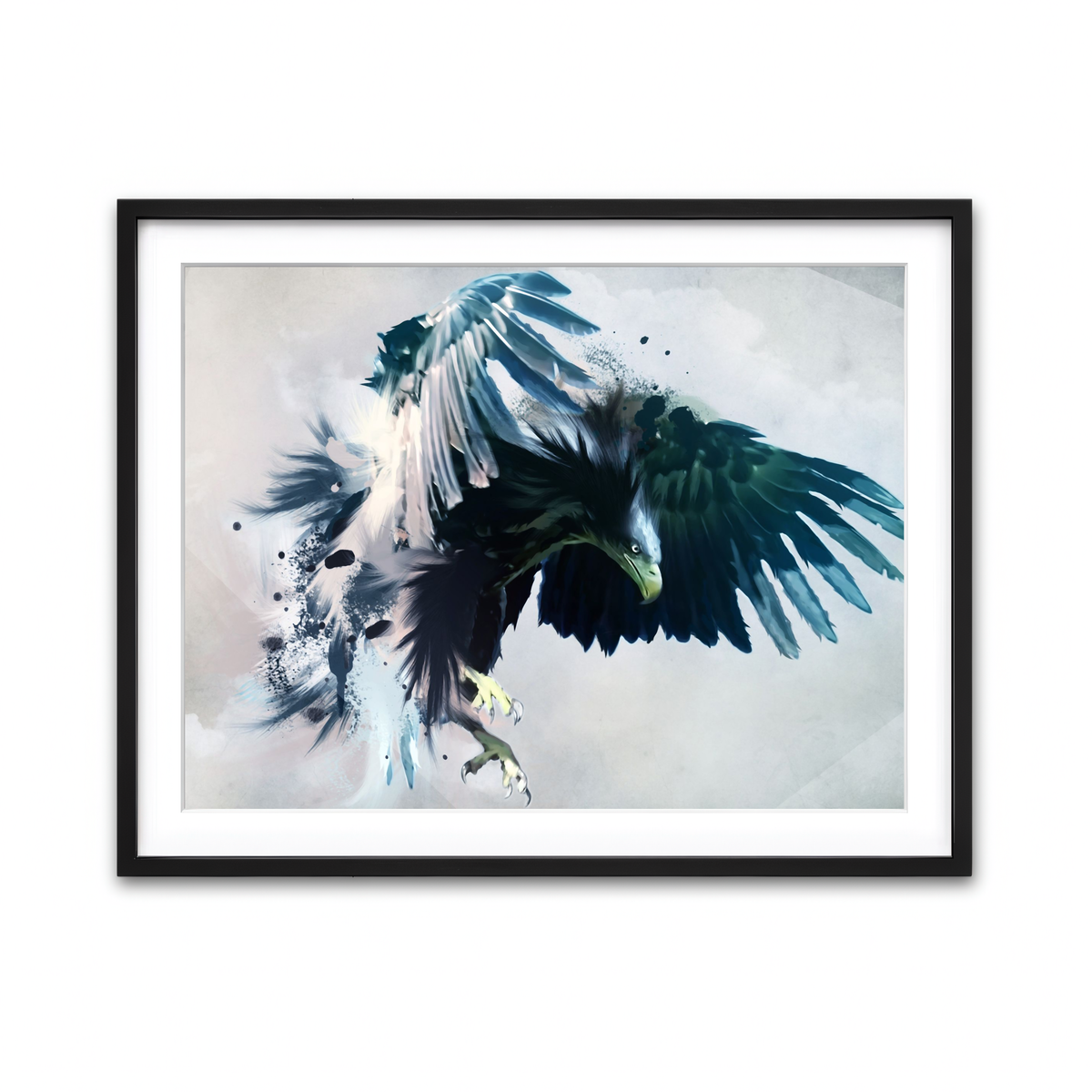 Framed Print 4x3 Black