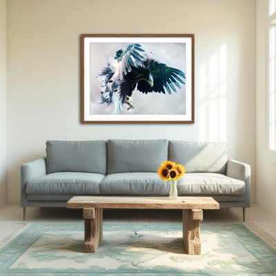 AUTO-MOCKUP ROOM | Eagle Abstract Wall Art