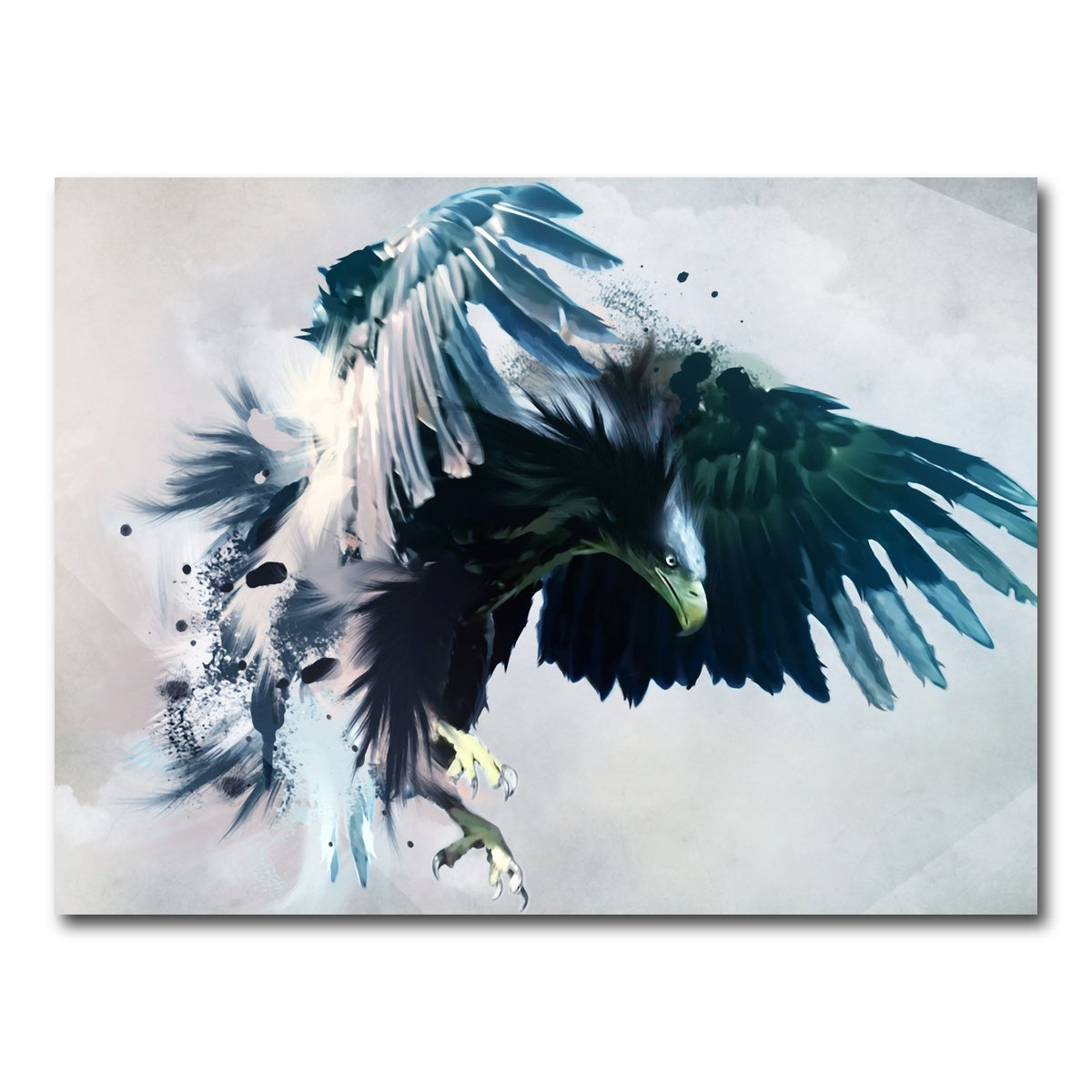 AUTO-MOCKUP WHITE | Eagle Abstract | 1 Piece | Gallery Wrapped | group=4x3
