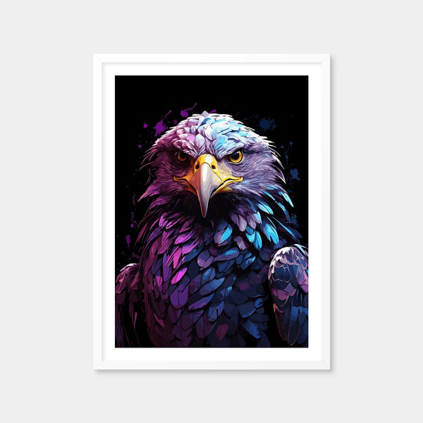 Eagle Animal Colorful Wall Art — Framed Print Format preview