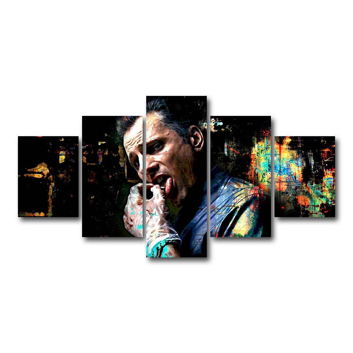 AUTO-MOCKUP WHITE | Eastern Promises Butcher | 5 Piece | Gallery Wrap Canvas | group=5_short