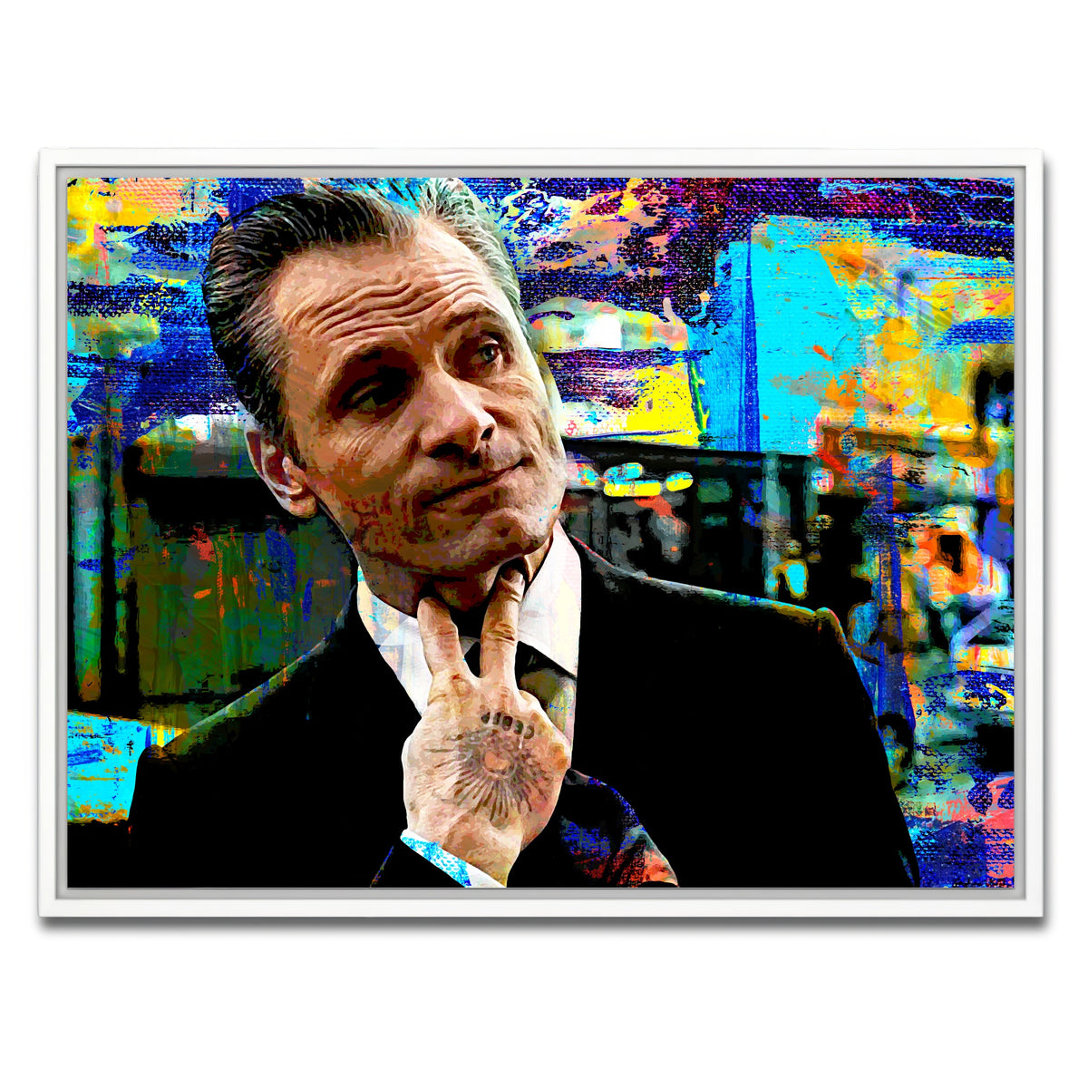 AUTO-MOCKUP WHITE | Eastern Promises Nikolai | 1 Piece | White Framed Canvas | group=4x3