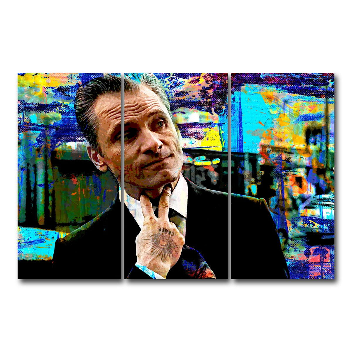 AUTO-MOCKUP WHITE | Eastern Promises Nikolai | 3 Piece | Gallery Wrap Canvas | group=12x24