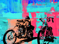 Easy Rider Blue Wall Art