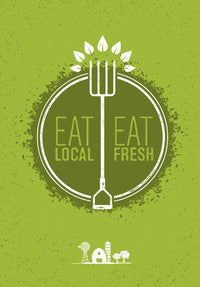 Eat Local Wall Art