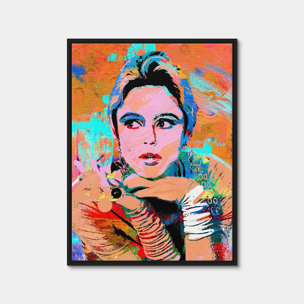 Edie Sedgwick Wall Art — Framed Canvas Format preview