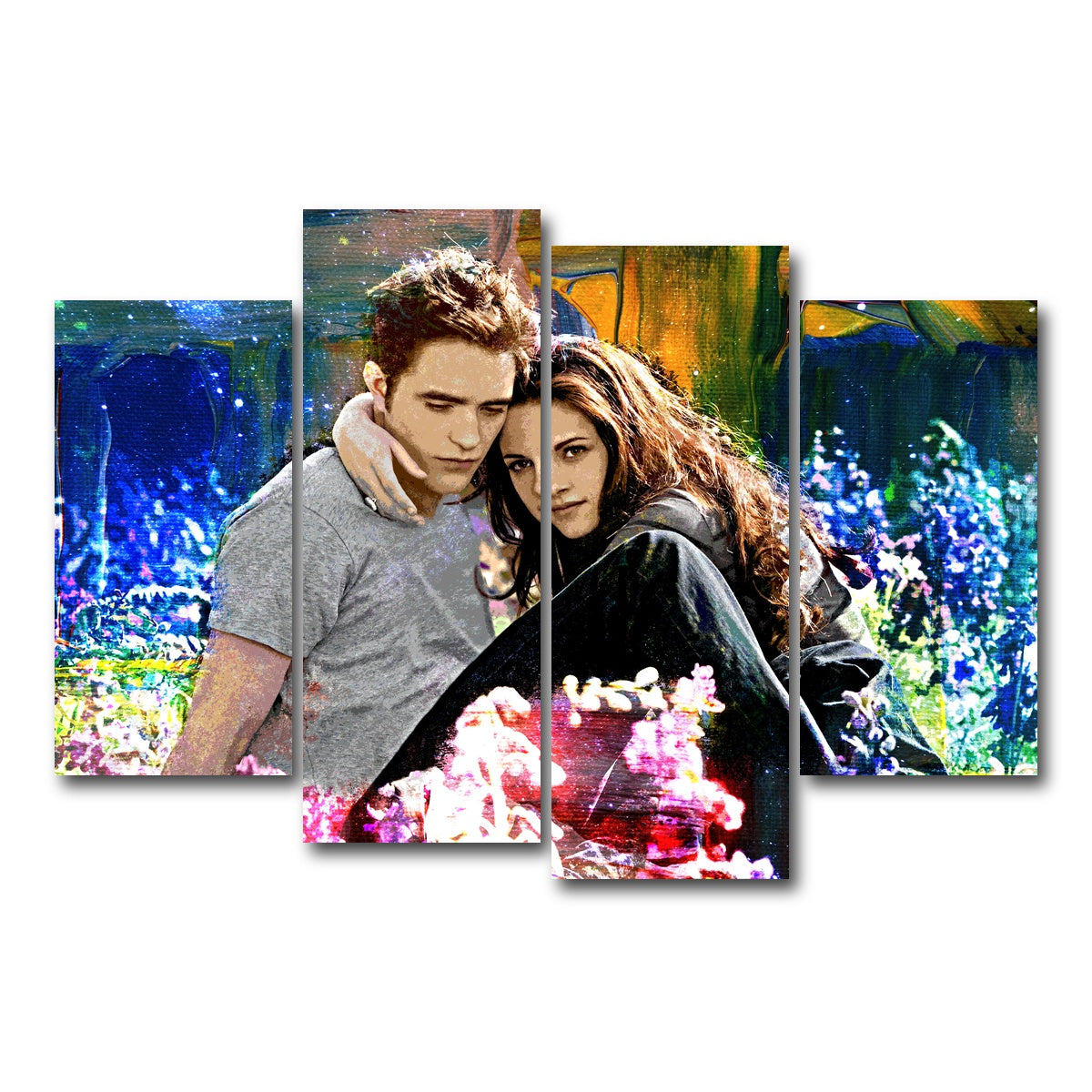 AUTO-MOCKUP WHITE | Edward & Bella | 4 Piece | Gallery Wrap Canvas | group=4_short