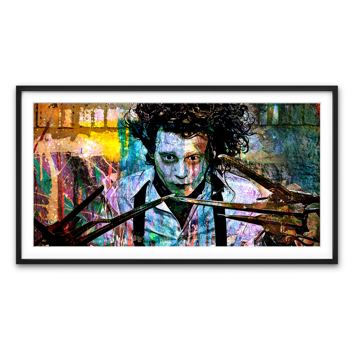 Framed Print 2x1 Black